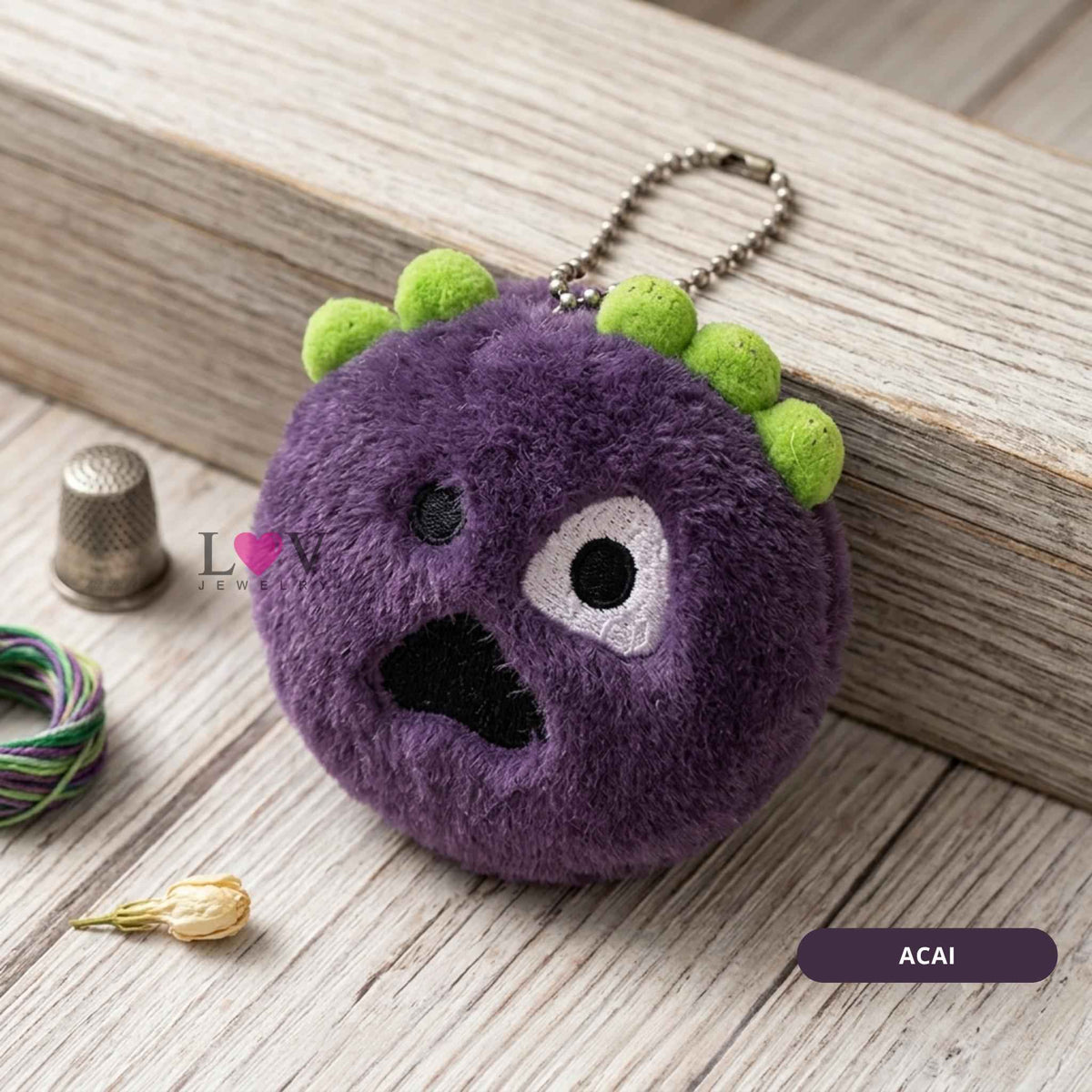 Cortis Plush Ball Doll Keychain Boneka Poyoyoi Acai Greengreen TNT Redred Gantungan Tas Lucu Imut Aesthetic Lembut - Cortis Ball
