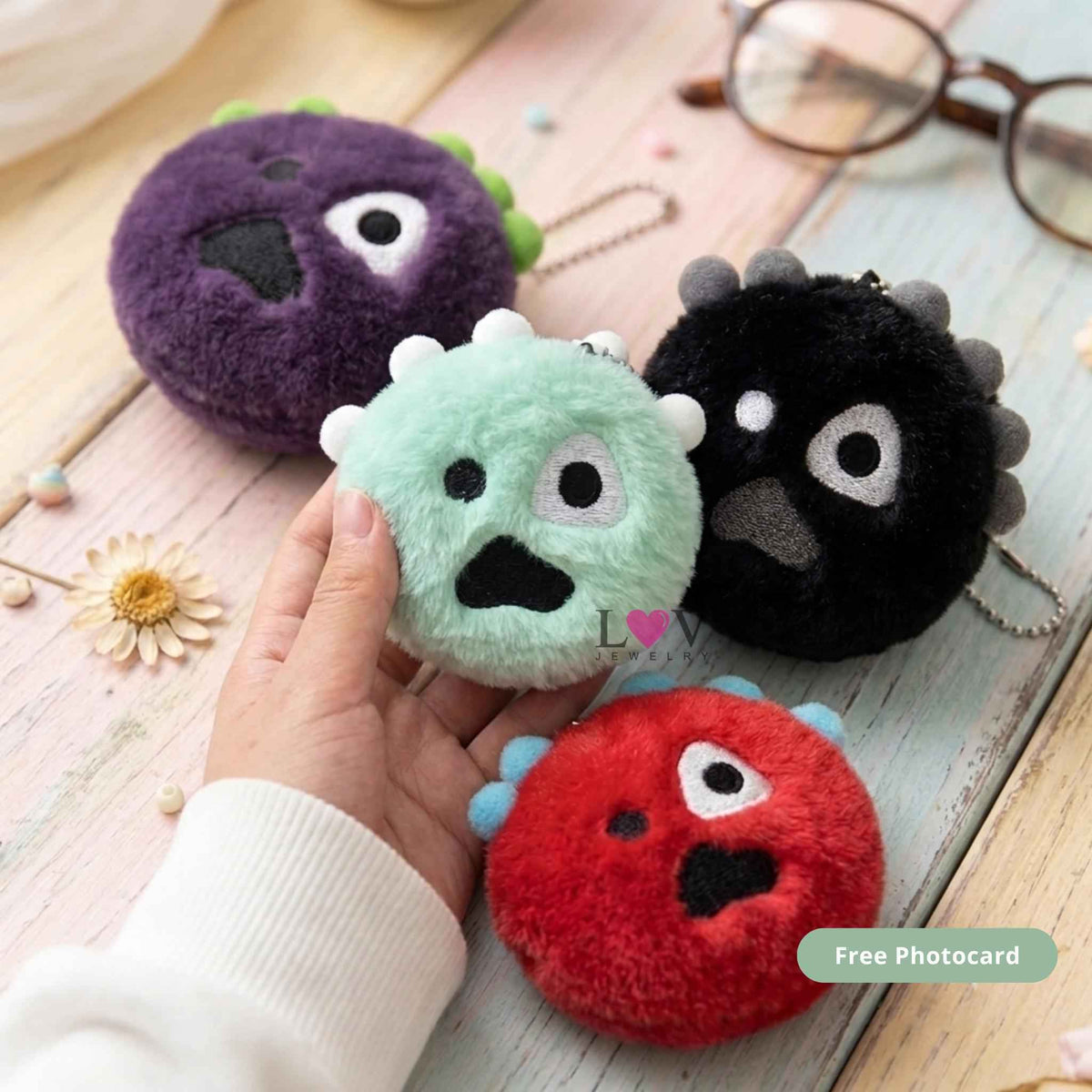 Birthday Cortis Plush Ball Doll Keychain Boneka Poyoyoi Acai Greengreen TNT Redred Gantungan Tas Lucu Imut Aesthetic Lembut - Cortis Ball
