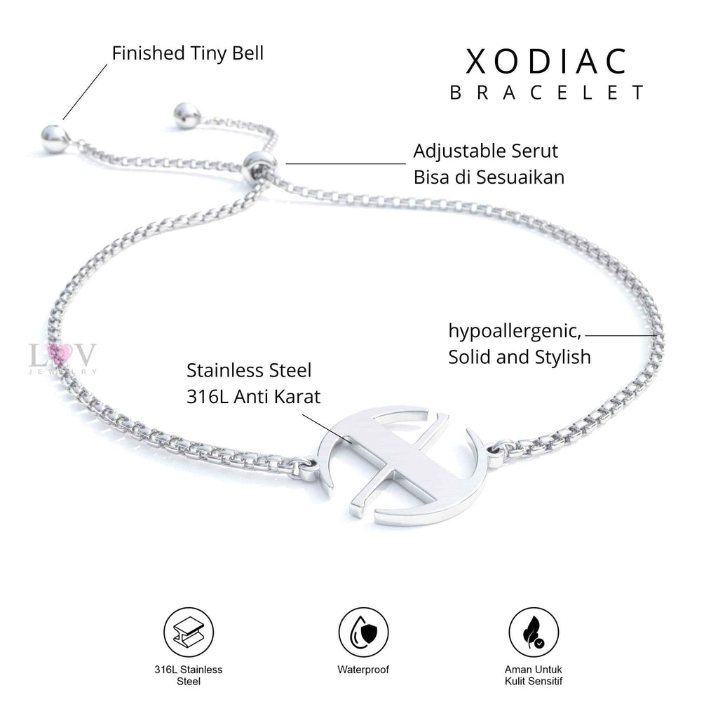 Gelang XODIAC X-Bliss Glowy Day Inspired Bracelet Aksesoris Stainless Anti Karat Korean Style Kpopers - Xodiac Bracelet