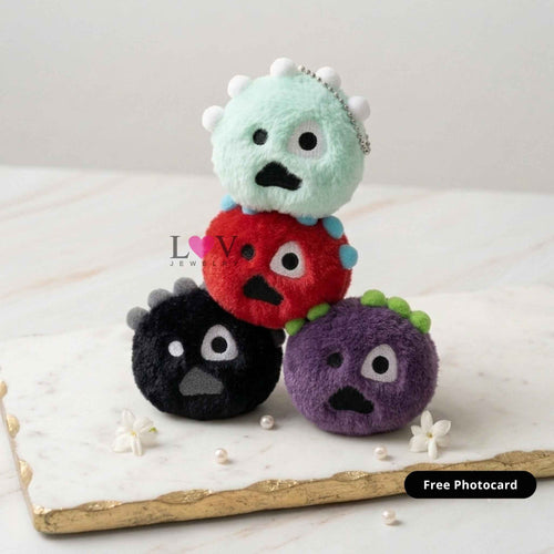 Cortis Plush Ball Doll Keychain Boneka Poyoyoi Acai Greengreen TNT Redred Gantungan Tas Lucu Imut Aesthetic Lembut - Cortis Ball