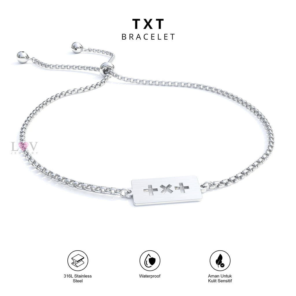 Gelang TXT We Are Tomorrow By Together Kpop MOA Moment of Alwaysness Stainless Anti Karat - TXT Bracelet