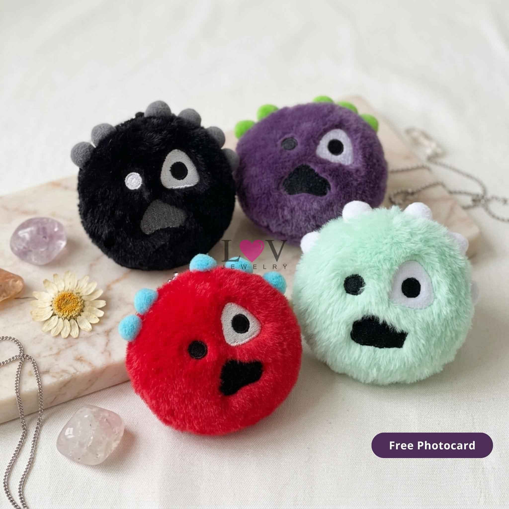 Birthday Cortis Plush Ball Doll Keychain Boneka Poyoyoi Acai Greengreen TNT Redred Gantungan Tas Lucu Imut Aesthetic Lembut - Cortis Ball