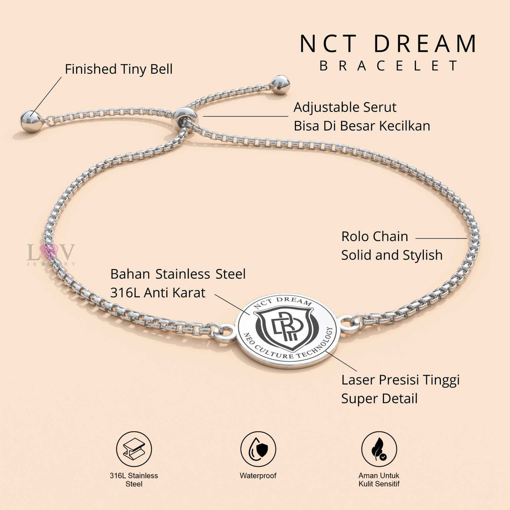Gelang NCT Dream WayV NCT Wish NCT 127 Kpop Merchandise friendship Idol Haechan Jeno Serut - NCTzen Bracelet