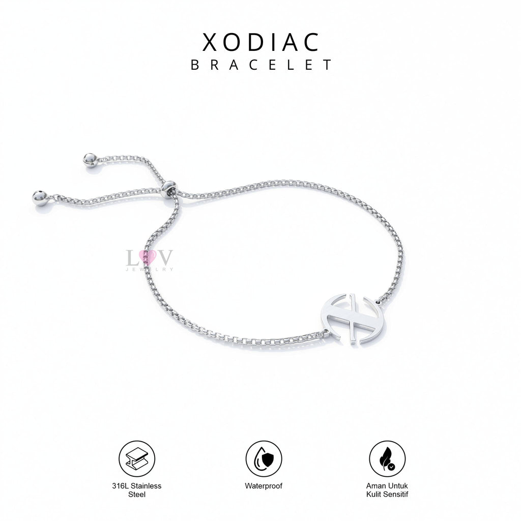 Gelang XODIAC X-Bliss Glowy Day Inspired Bracelet Aksesoris Stainless Anti Karat Korean Style Kpopers - Xodiac Bracelet