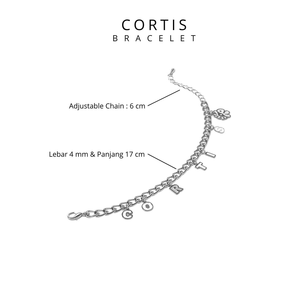 Gelang CORTIS Chain - Fanmade Aksesoris Kpopers Korea Stainless Steel Anti Karat - Cortis Bracelet