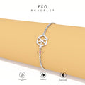 Gelang EXO-L Bracelet Kpop Inspired Stainless Steel Anti Karat Aksesoris EXO Serut - EXO Bracelet