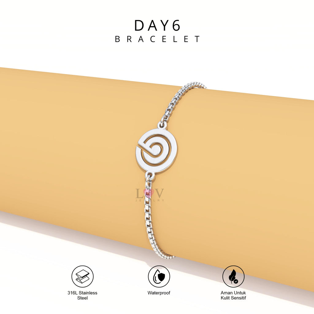 Gelang Day6 My Day Bracelet Stainless Steel Anti Karat Aksesoris Korean Inspired Kpop The Decade Anniversary - Day6 Bracelet